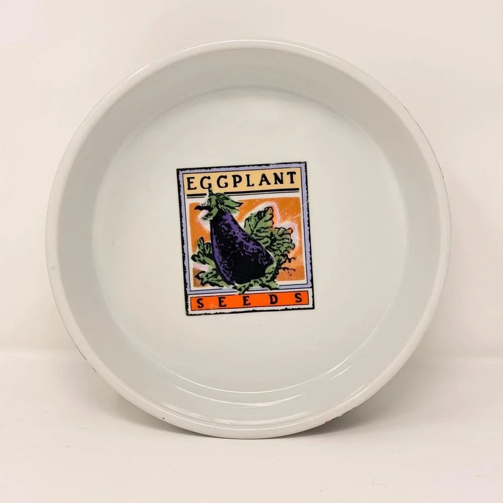 BIA Cordon Bleu Quiche Dish Unisex 9.5in‎ White Eggplant Seed Packet